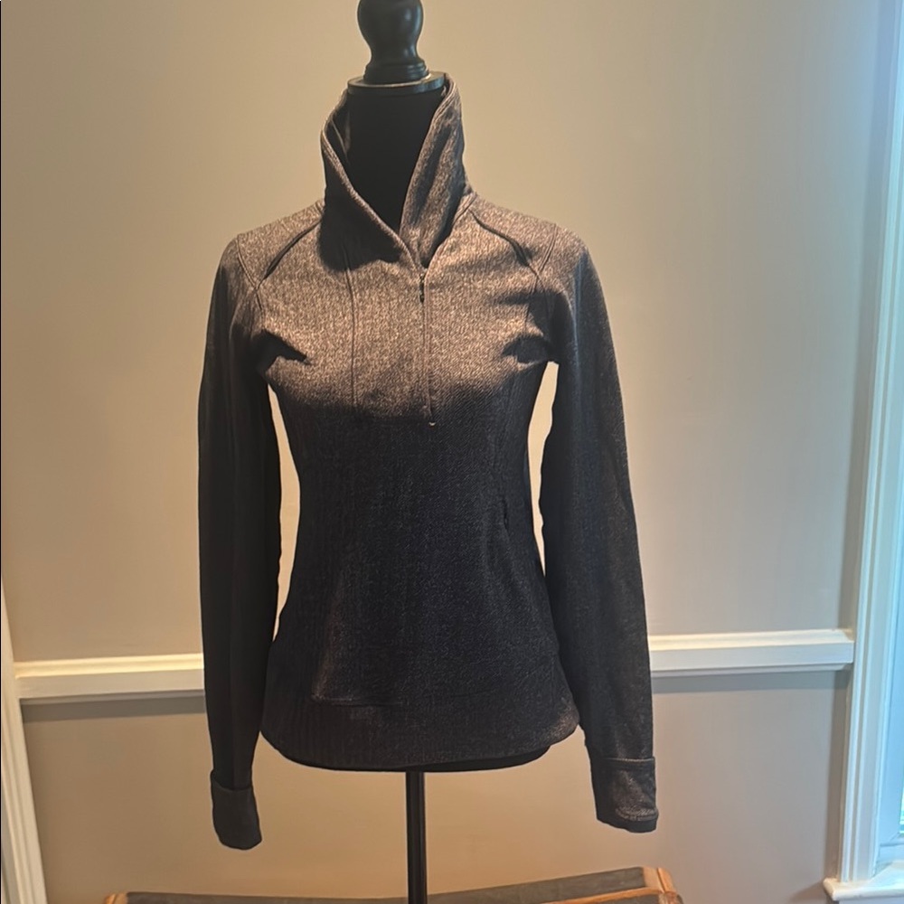 lululemon athletica Women's Charcoal Cowl Neck Sweater